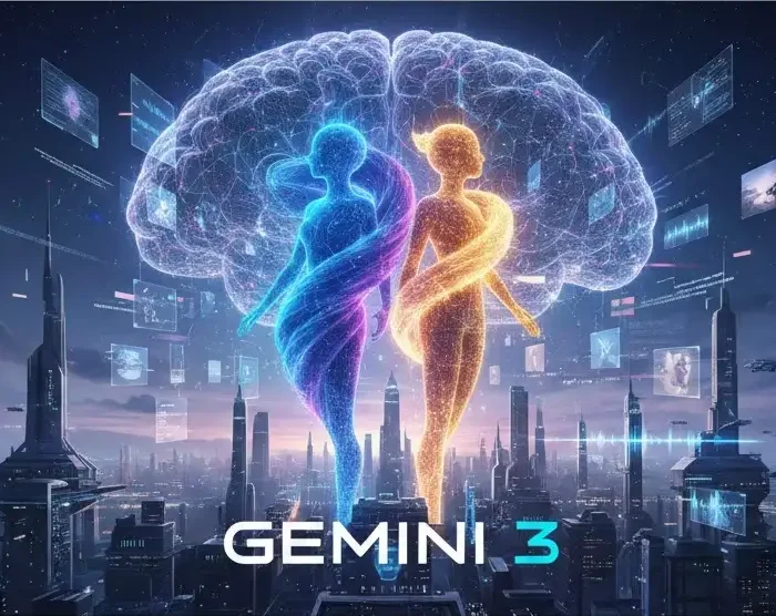 Gemini 3 Pro AI 多模態模型標誌，代表 Google 全新一代高效能人工智慧技術。